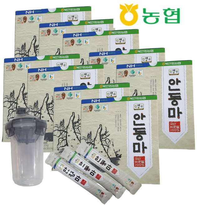 국내산 100% 안동농협 마스틱(분말) 산약촌 북안동농협, 250g, 9박스