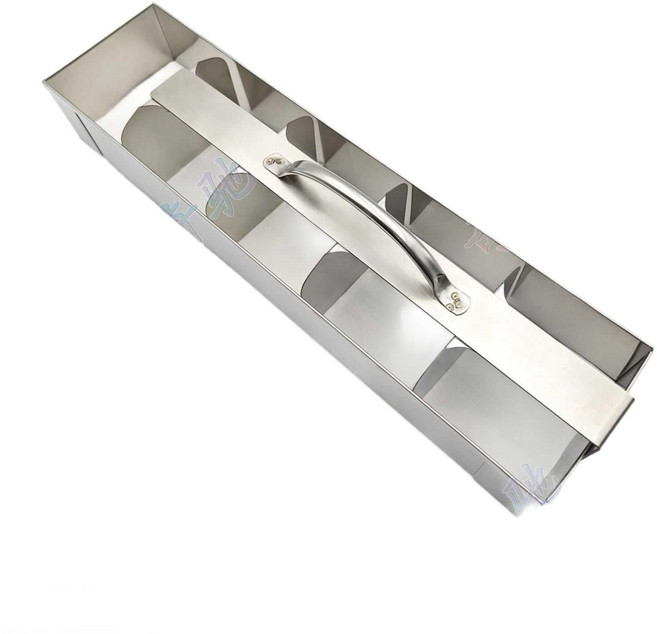 대형 티라미수 틀 제외 카스테라 시나몬롤 케이크 고정형 롱 스트립 몰드 40x10 단품 5등분, 타르트리미수 평면 스패출 몰드없음 단품