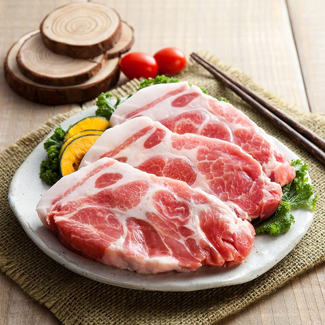 내손안에정육점 [한돈] 목살 구이용 수육용 (국내산/냉장), 목살 수육용 1kg, 1개
