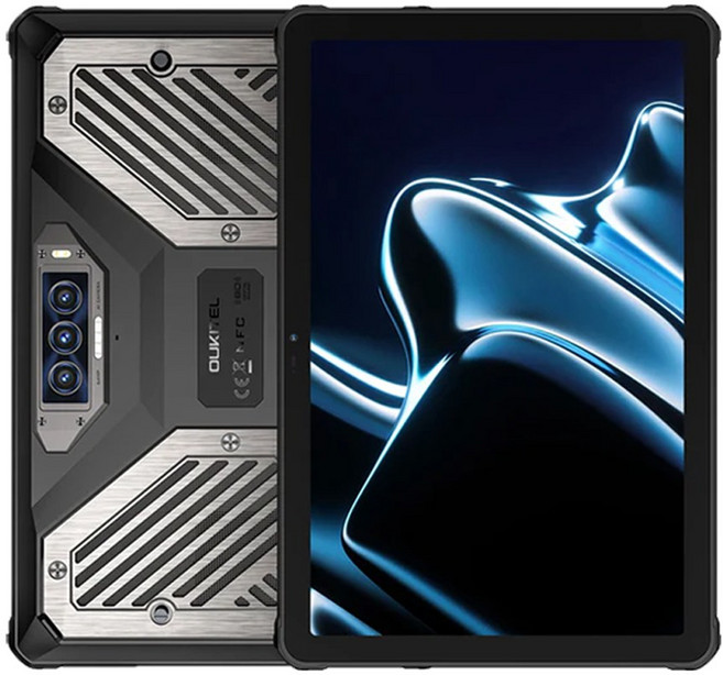 OUKITEL RT10 雙5G 平板電腦，25000mAh 大電量 36GB RAM 512GB ROM 11吋 IPS 大螢幕, 灰色, (2.4G+5G+WIFI6E)