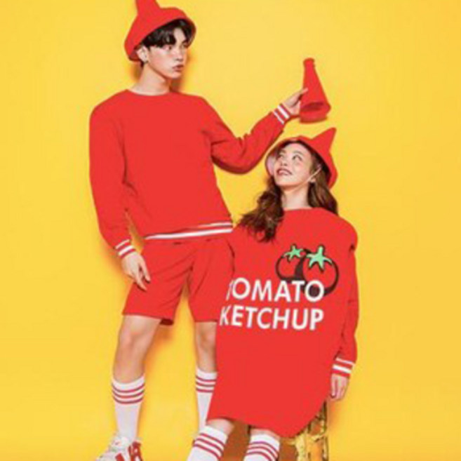 음료수트 할로윈 졸업사진 특이한반티 코스프레 음료수옷 여행