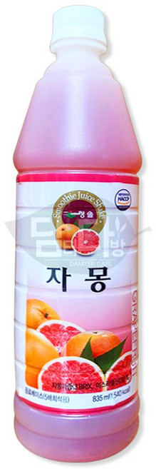 청솔 자몽 음료베이스, 835ml, 2개