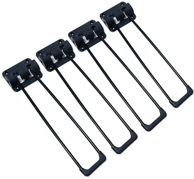 가구가구또가구 철사 접이식상다리 4p 좌식테이블 300mm, 블랙