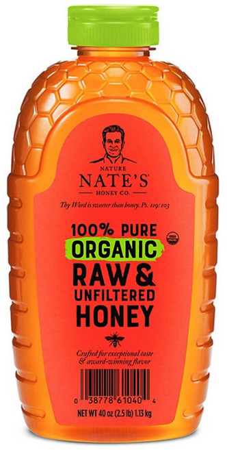 네이처 네이트 유기농 퓨어 로우 허니 꿀 1.13kg, 1개