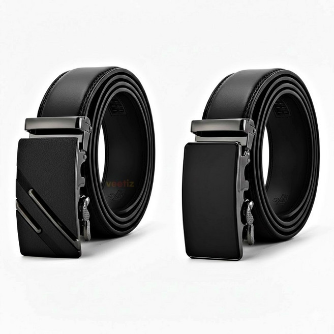 비티즈 1+1 남성 소가죽 벨트 캐주얼 정장 골프 허리띠 빅사이즈 130CM (카드지갑 증정)