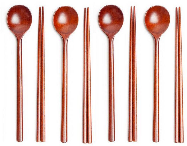 이신공방 국산 옻칠 이신달수저 4인세트 (케이스포함), 천연옻칠, 4세트, 이신달수저 본