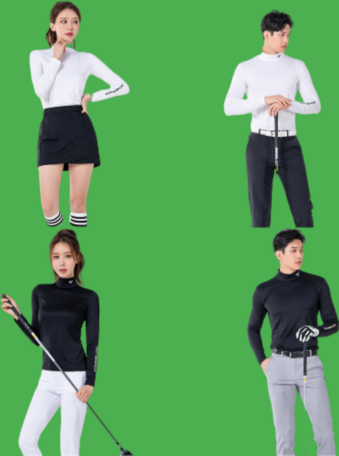 골프장복장 20대 30대 40대 50대 남자 여자 여름 가을 골프 연습 연습복 골프복 필드 웨어 긴팔 긴 티셔츠 복장