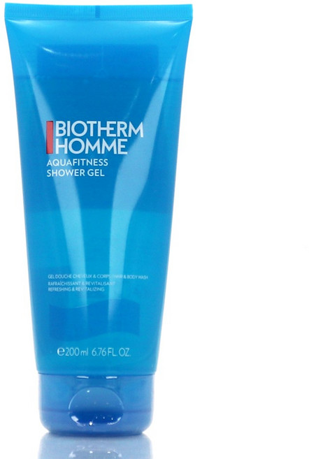 [선물포장 샘플증정] 비오템 옴므 아쿠아 피트니스 남성용 샤워젤, 1개, 200ml
