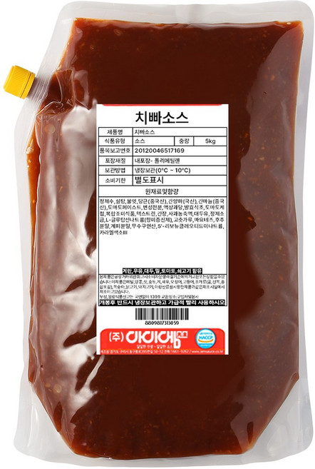 아이엠소스 치빠치킨소스 대용량 전문점용, 5kg, 1개