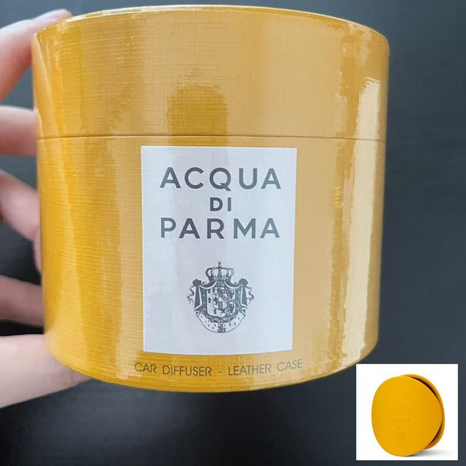 아쿠아 디파르마 차량용 방향제 캡슐 디퓨저, 옐로우코어, 1개