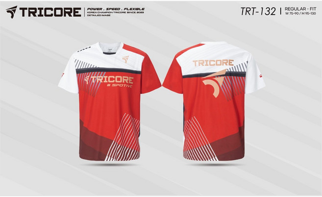 [Tricore] 트리코어 2025 신상티셔츠 TRT-1/232 경기복티셔츠 & 경기용티셔츠 & 게임티셔츠 배드민턴&탁구&스쿼시&테니스&볼링&스포츠&라온스포츠
