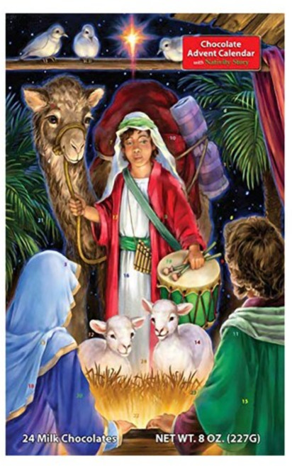 Vermont 버몬트 크리스마스 어드벤트 캘린더 초콜릿 227g A Gift for the King, 1개