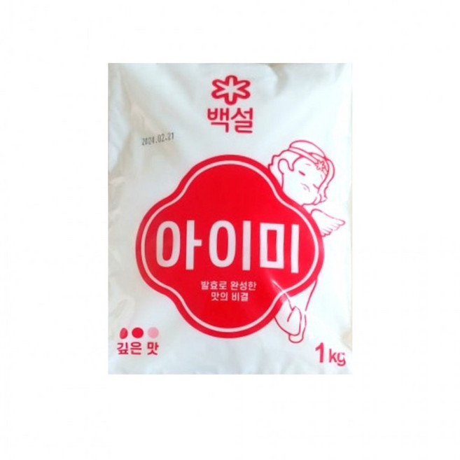 백설 아이미 발효조미료 2kg X 6개 중식조미료 대용량 업소용식자재 짬뽕다시 중식미원 감칠맛 식당용, 1g, 1개