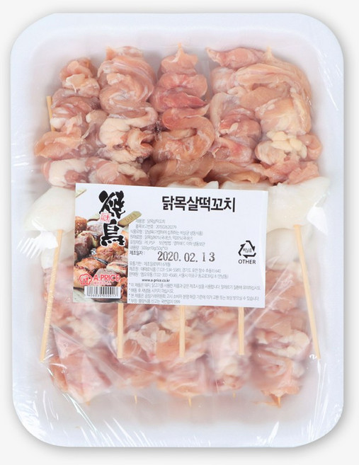 오지상구루메 닭목살 꼬치 1팩 (50gx10ea) 500g 캠핑 수제꼬치 구이 캠핑꼬치구이 캠핑꼬치, 1개