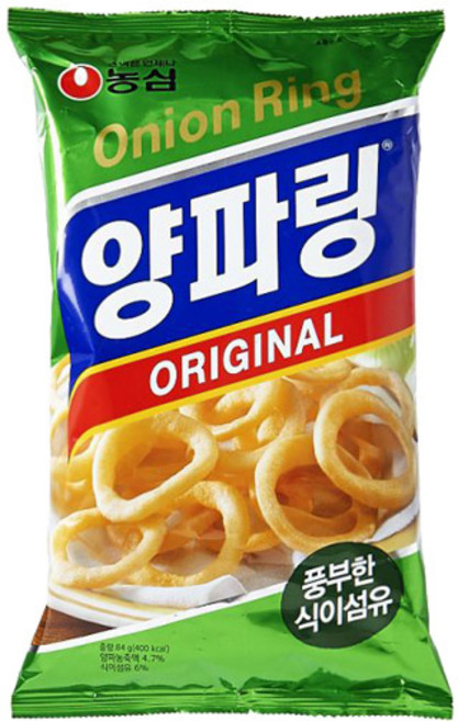 양파링 오리지널, 80g, 6개