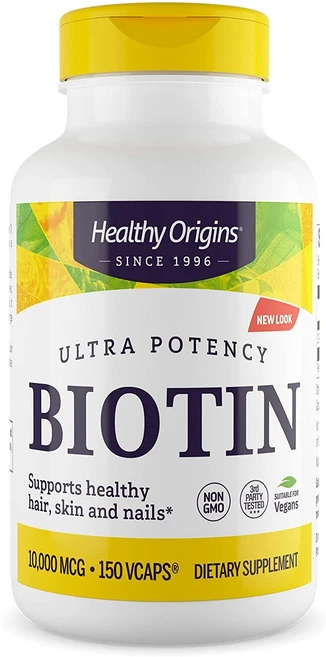 헬시오리진스 비오틴 울트라 포텐시 10000mcg 브이캡 비건, 150정, 1개 - 쿠팡