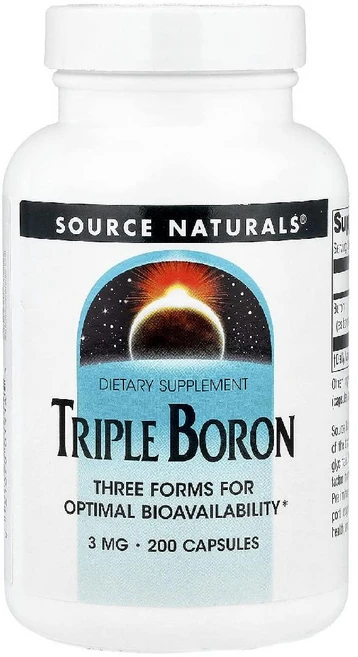 Source Naturals 붕소 3mg 200캡슐 시트르산 아스파르트산 글리신 복합체, 120g, 1개, 200정 - 쿠팡
