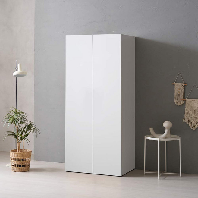 웰튼 라인800 터치형 옷장 이불장 장롱(800도어옷장 1통), 800도어옷장, 화이트