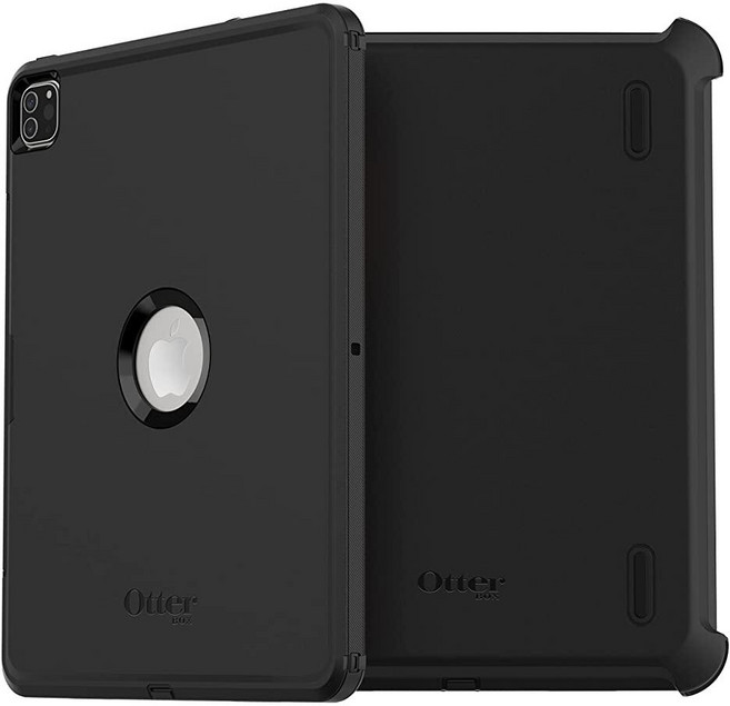 OtterBox 아이패드 프로 12.9인치(6세대 5세대 4세대 3세대)용 디펜더 시리즈 케이스 - 블랙 견고함 내구성 다층 보호 (단일 유닛은 폴리백으로 배송 비
