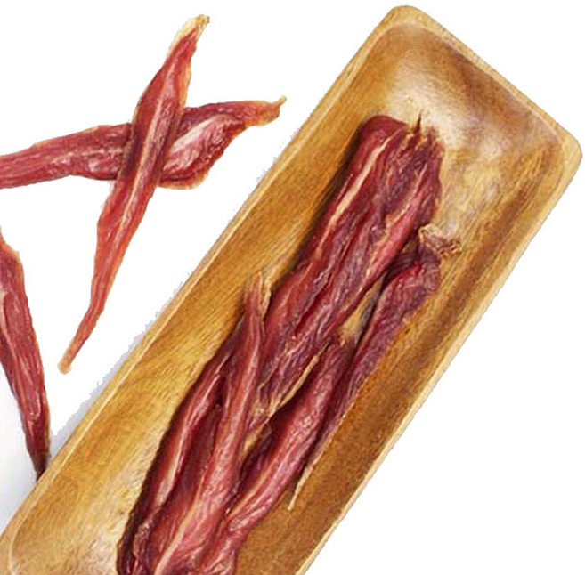 어글어글 반건조 육포 대용량 수제간식 반려동물 육포, 10개, 50g, 나주 오리 안심