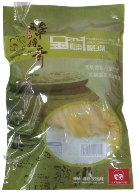 酸中傳奇 金門高粱酸白菜 600g 道地風味 天然發酵 清脆爽口, 1個