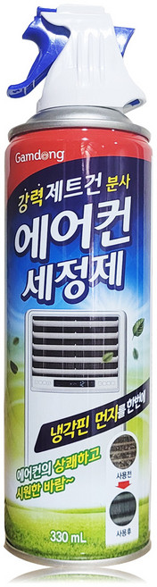 감동 에어컨 세정제 330ml, 1개