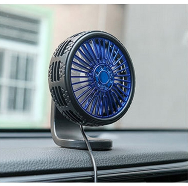 플렌룬 차량용 서큘레이터 선풍기 LED 무드등, 1개, 타이어 차량선풍기 T15+엣지모 충전기