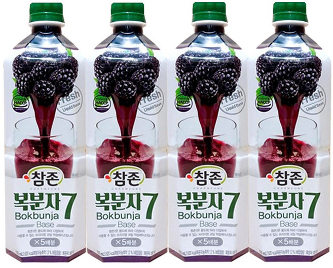복분자원액 (참존 835ml) X 12, 4개, 835ml