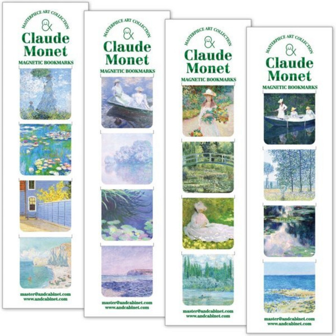 모네 자석책갈피 : 명화마그네틱북마크, MOMENT