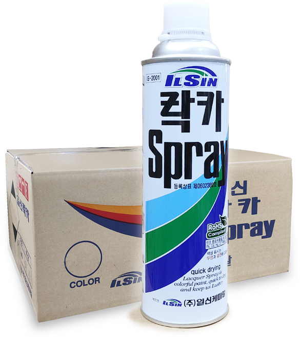 일신 락카 스프레이 1박스 40개입, 연회, 40개, 420ml