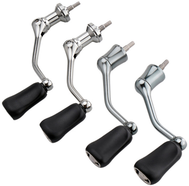 Huidiao 알루미늄 합금 낚시릴핸들 나사식 릴 손잡이 스피닝릴 전용, 1개, 일체형