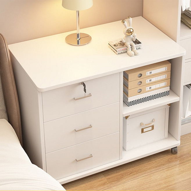 보코토 심플 서랍장 고급 수납장 캐비넷 수납, 화이트