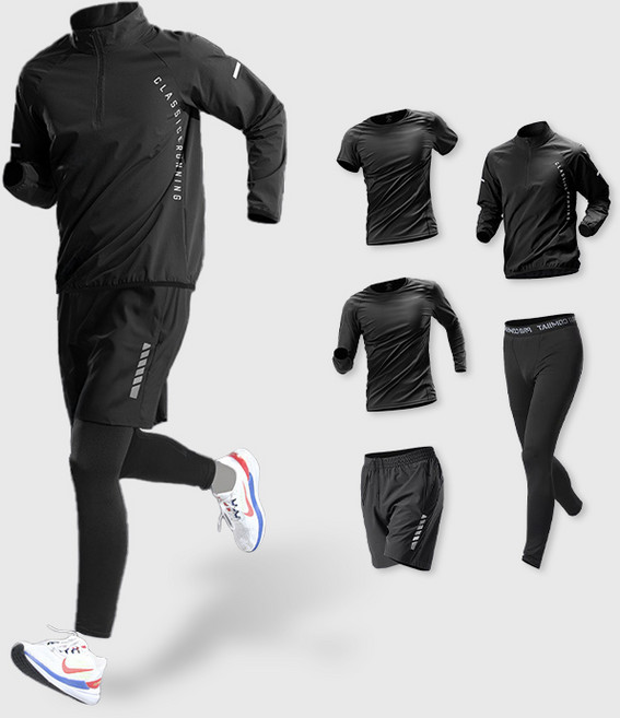 남성 트레이닝복 세트 기능성 러닝복 운동복 5종세트