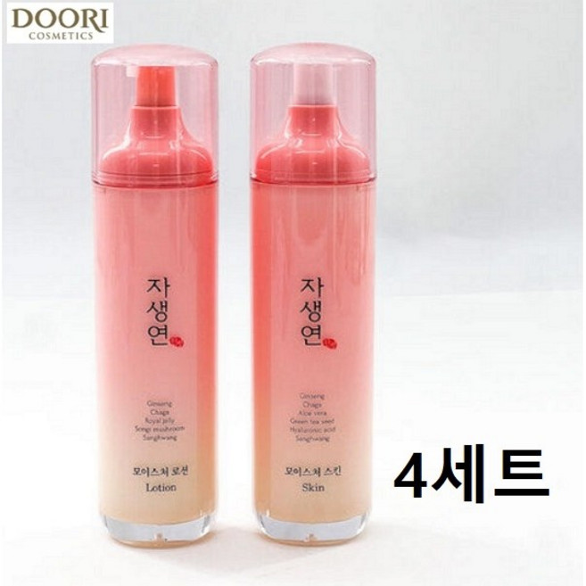 자생연 모이스처 스킨 120ml + 로션 120ml, 4세트