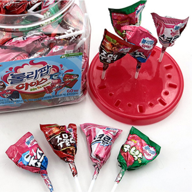 롤리팝 아이스 캔디 660gx1통 죠스바 아이스크림 맛 어린이 막대 사탕 간식 화이트데이, 660g, 1개