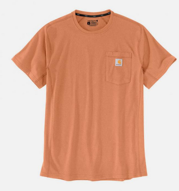 칼하트 (104616) 포스 포켓 반팔티 (DYO) DUSTY ORANGE