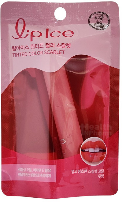 멘소래담 립아이스 틴티드 컬러 스칼렛 2g 2개/립케어/립보습/립밤/챕스틱/니베아, 2개