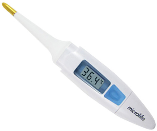마이크로라이프 디지털 전자 체온계 MT-200 10초 측정 겨드랑이 아기 아이 구강, 1개
