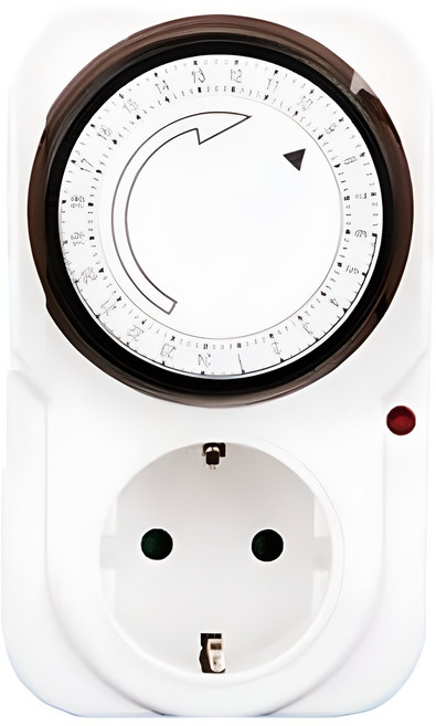 일레콘 24시간 콘센트 타이머 1구 TS-MD3, 7.5cm, 1개