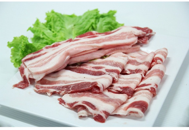 미트휴 듀록 삼겹살 100 g 소분 구구공 스페인산 알밤 듀록돼지 자취생 1인가구 [원산지:스페인], 100g, 10개