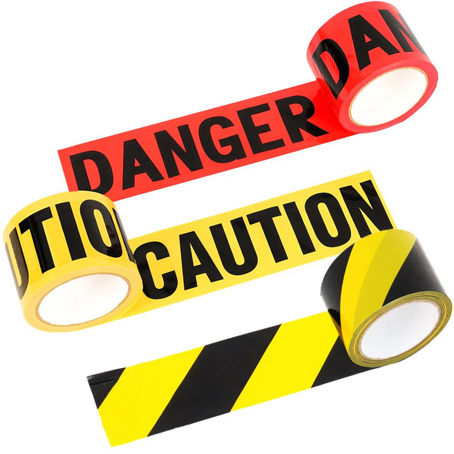 파티짱 워닝테이프 할로윈 테이프 장식 소품 데코, 워닝롤테이프100m(DANGER)