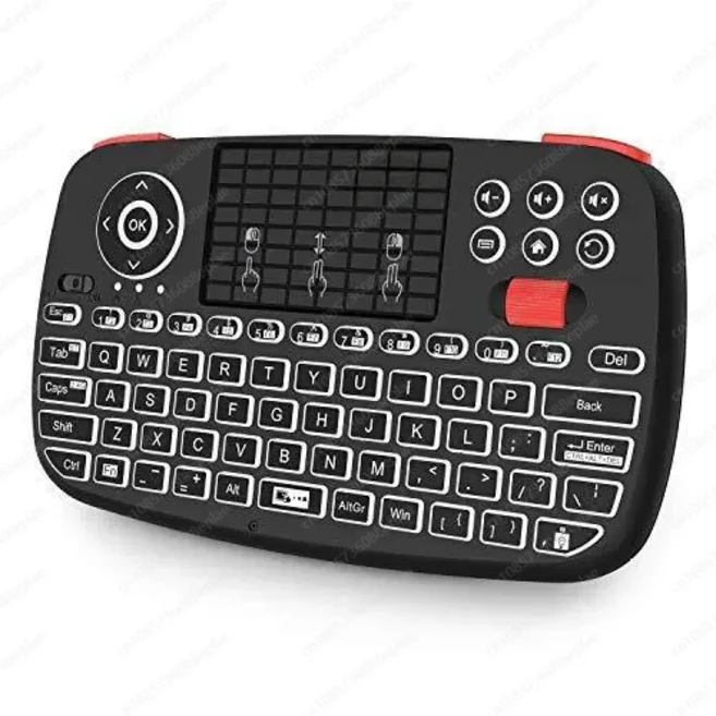 Rii 518BT i4 K06 KS18S 블루투스 키보드 미니 무선 마우스 리모컨 터치패드 안드 TV 박스 PC용, 03 i4 English