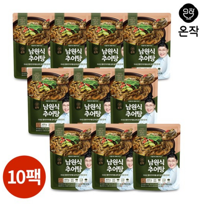 온작 이영자 남원식 추어탕, 400g, 10개