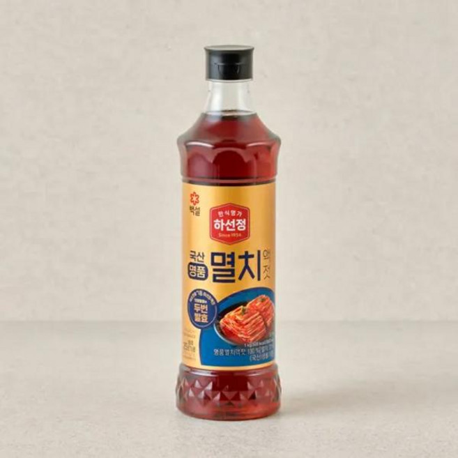 CJ 백설 하선정 명품국산 멸치액젓 1kg 1개