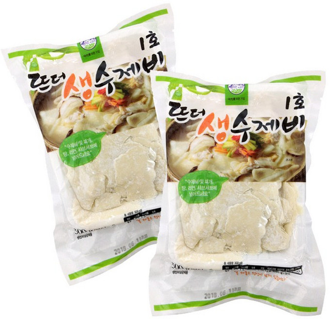 송학식품 뜨더 생수제비, 300g, 4개