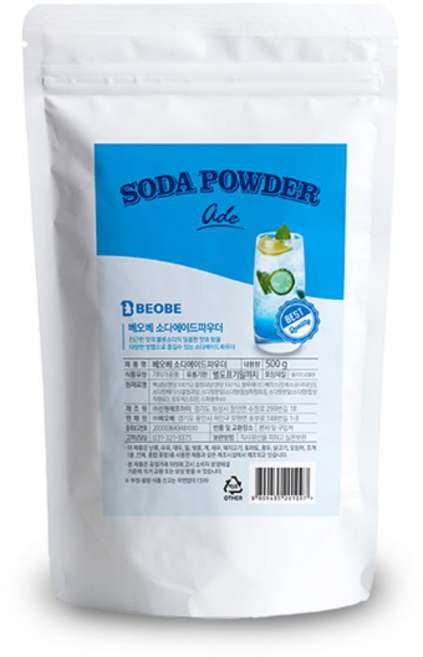 베오베 소다에이드 파우더, 1개입, 7개, 500g