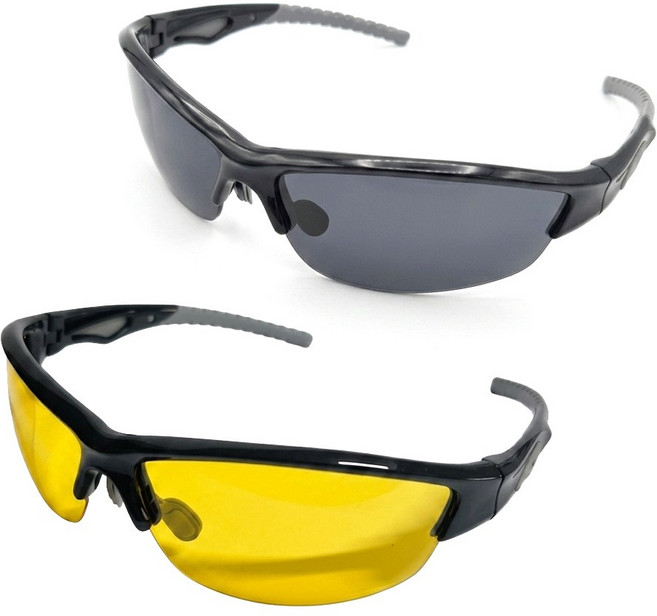 더트렌드스타일 패션형 스포츠 선글라스 골프 자전거 조깅 낚시 남녀공용, 1개, 블랙