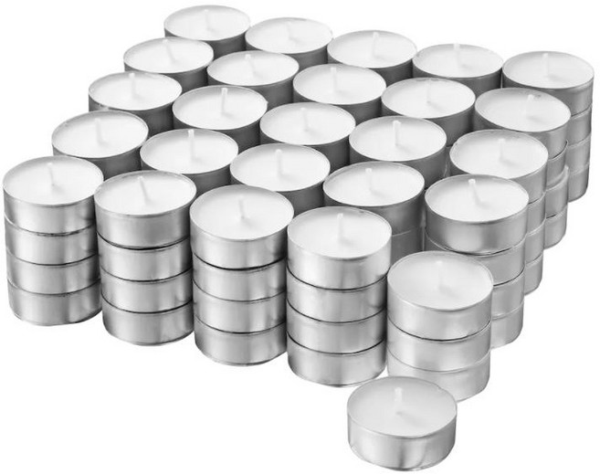 이케아 GLIMMA 미니양초 500.979.95, 무향, 250g, 100개