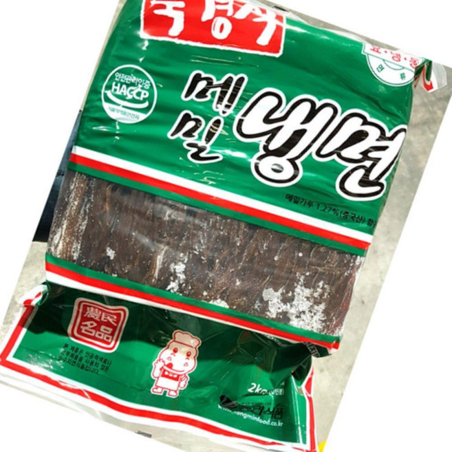 업소용 대용량 메밀냉면(북경 농민 2K) X6 냉면사리