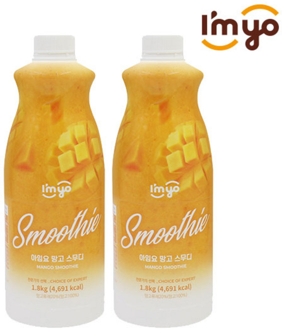 아임요 망고 스무디 1.8kg 2개세트, 2개, 2개